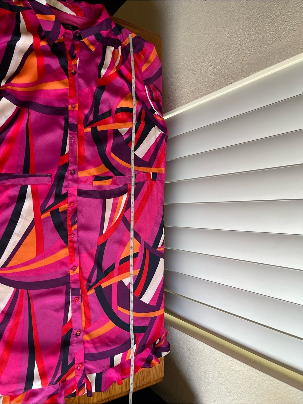 Trina Turk Nat Geometric Shirtdress Size XL - Picture 10 of 16